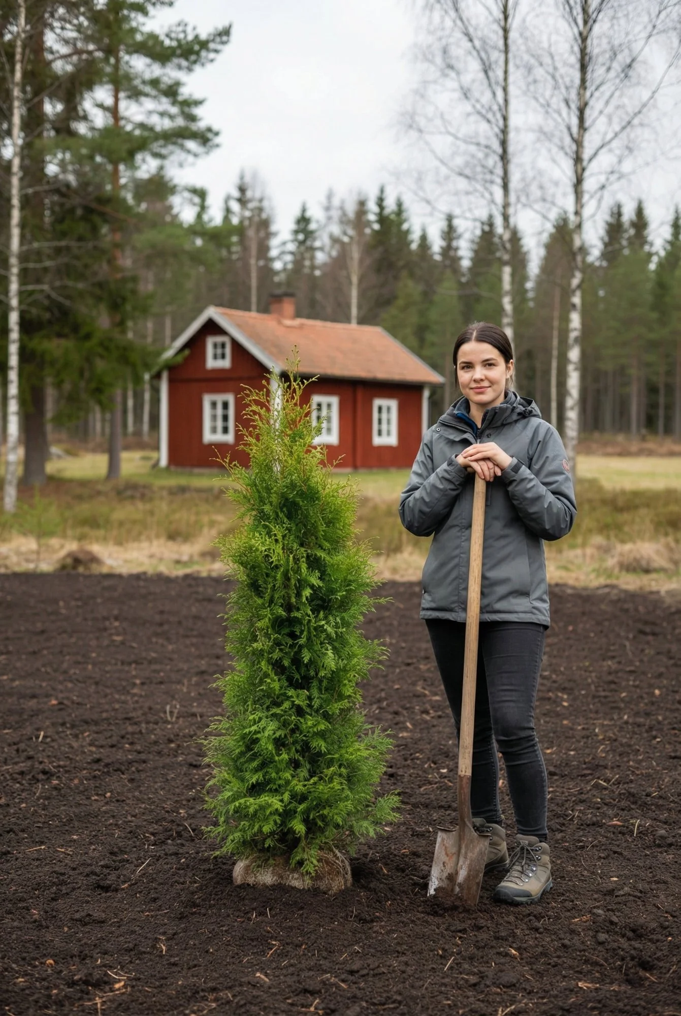 Kartiotuija aita Genius Paketti Juuripaakku 120-160cm - Tarjoaa välittömän yksityisyyden