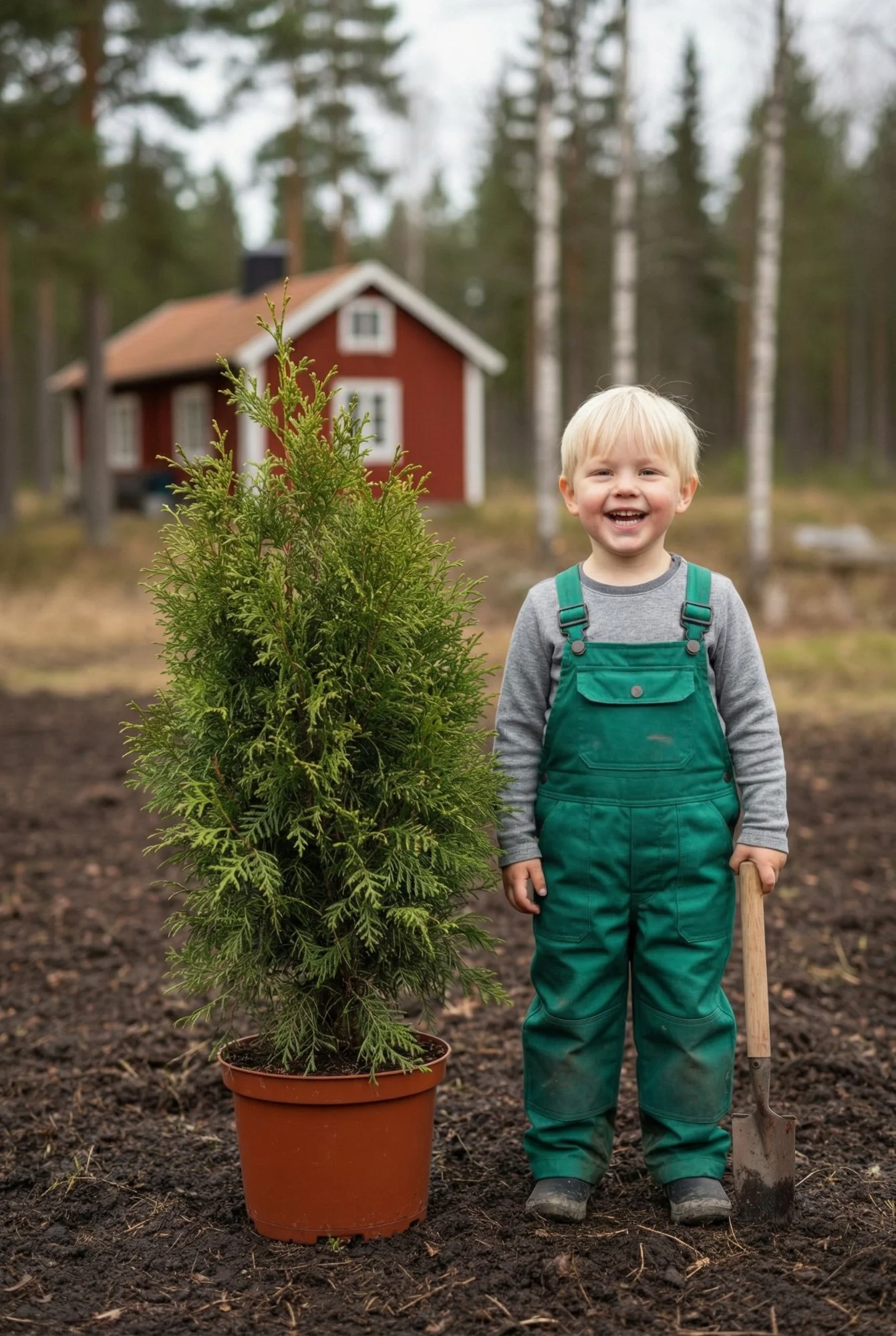 Kartiotuija aita Genius Paketti Ruukku 40-80cm - Tarjoaa välittömän yksityisyyden
