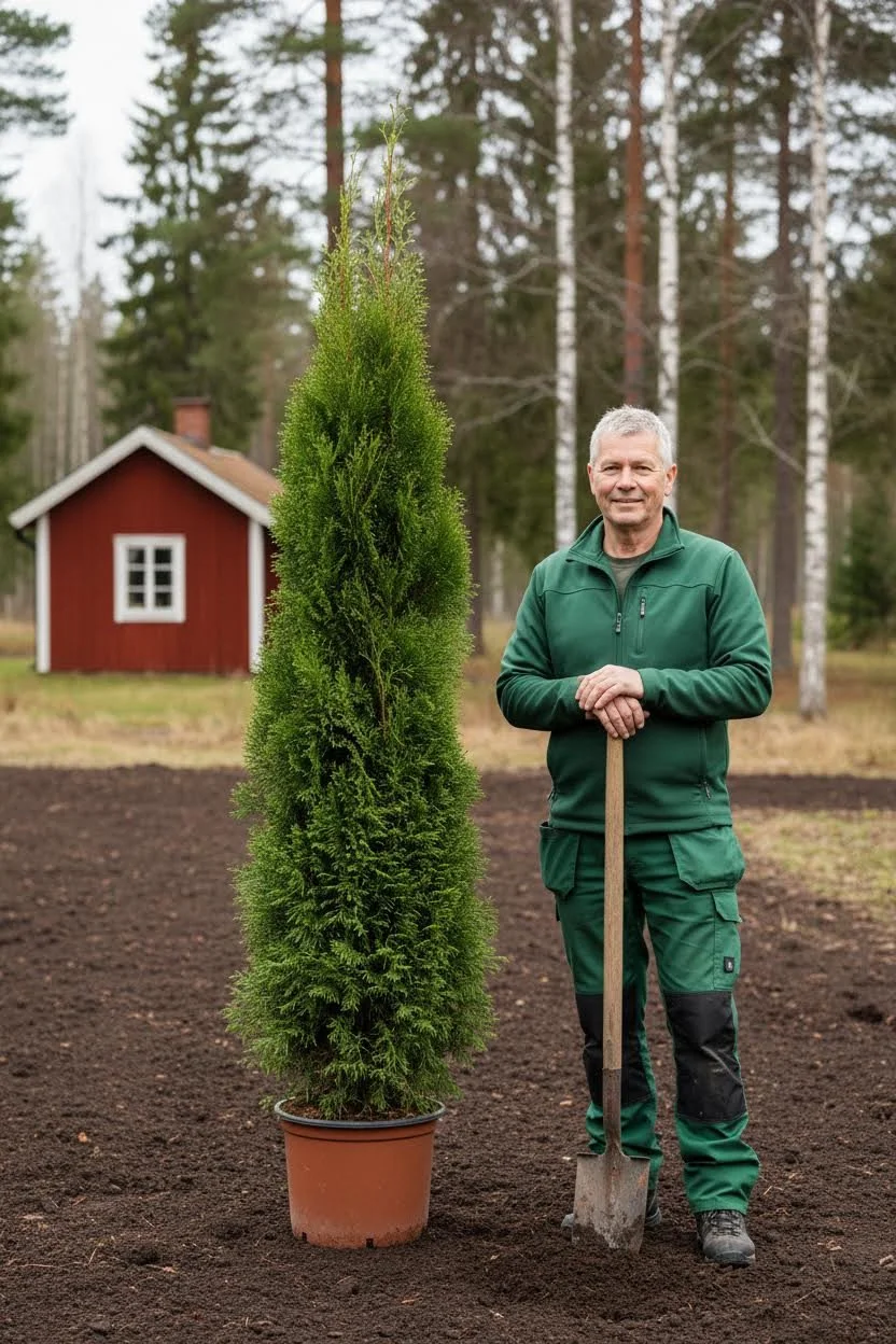 Timanttituija aita Genius Paketti Ruukku 200-240cm - Tarjoaa välittömän yksityisyyden